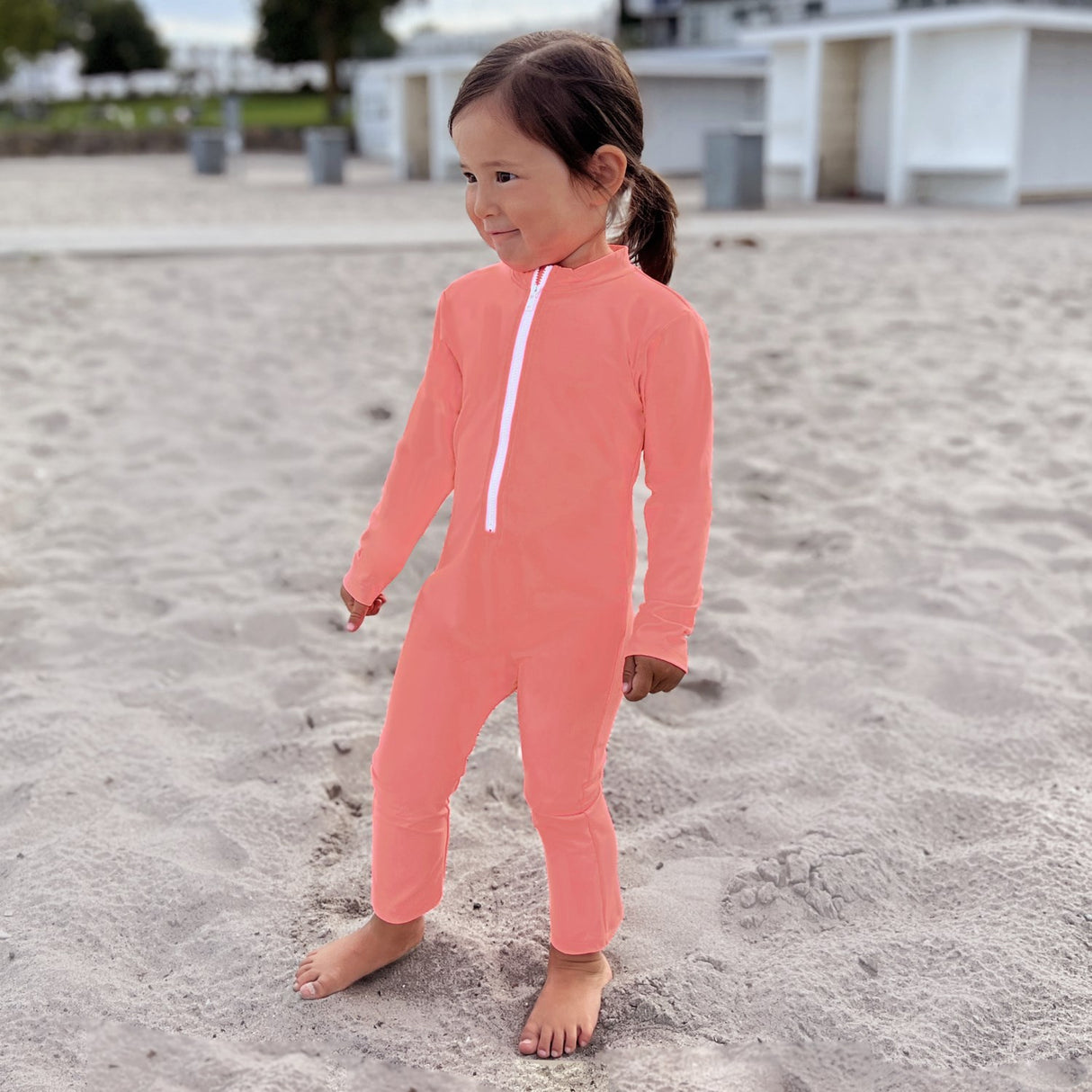 Petit Crabe Tropicana Lou Heart Badeheldragt L/S