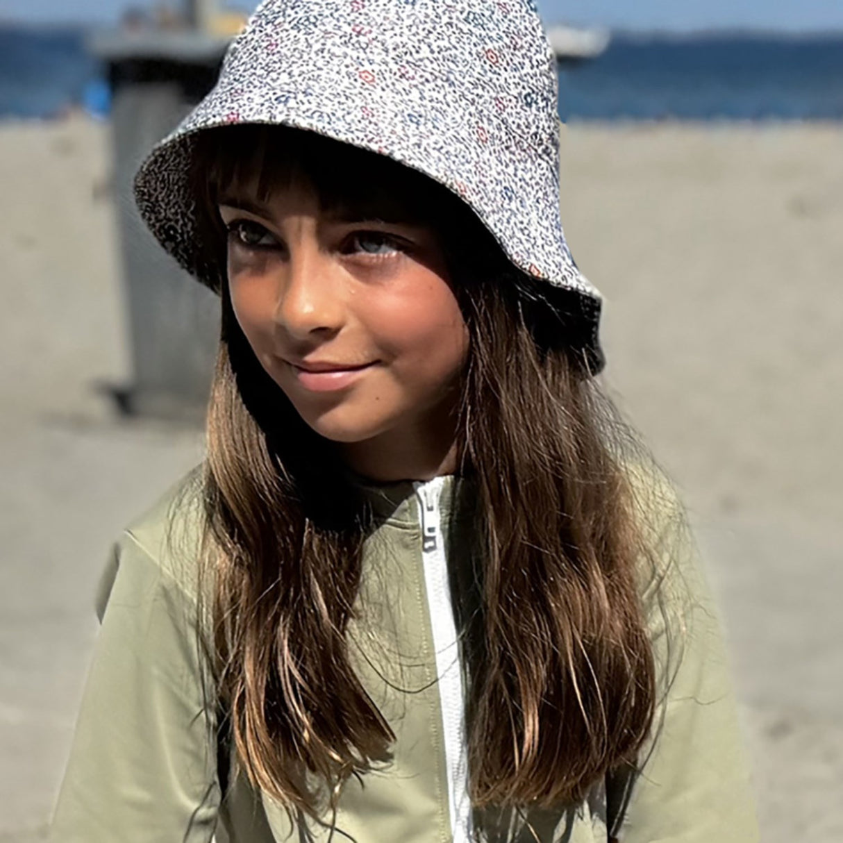 Petit Crabe Olive Lou Basic Badeheldragt L/S