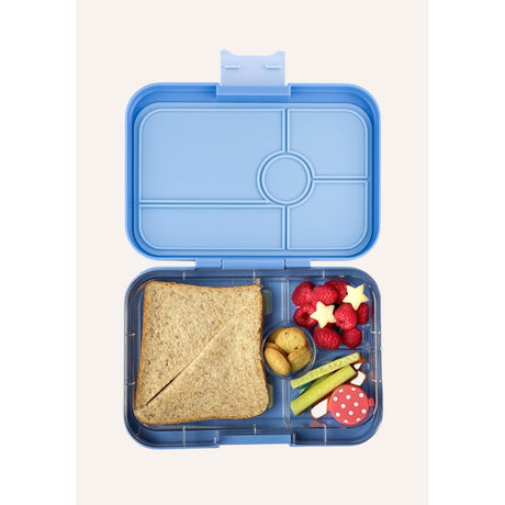 Yumbox Hazy Blue / Panther Tray Leakproof Tapas XL 4 Bento Madkasse