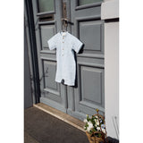 THE NEW Siblings X Luksusbaby Blue Fog Striped Ojo Buksedragt