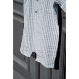 THE NEW Siblings X Luksusbaby Blue Fog Striped Ojo Buksedragt