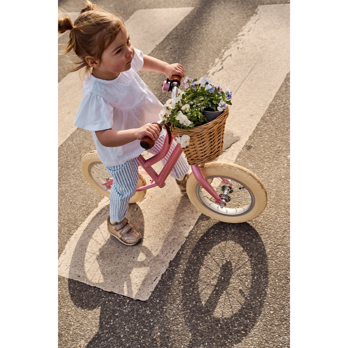 THE NEW Siblings X Luksusbaby Blue Fog Striped Ojo Bukser