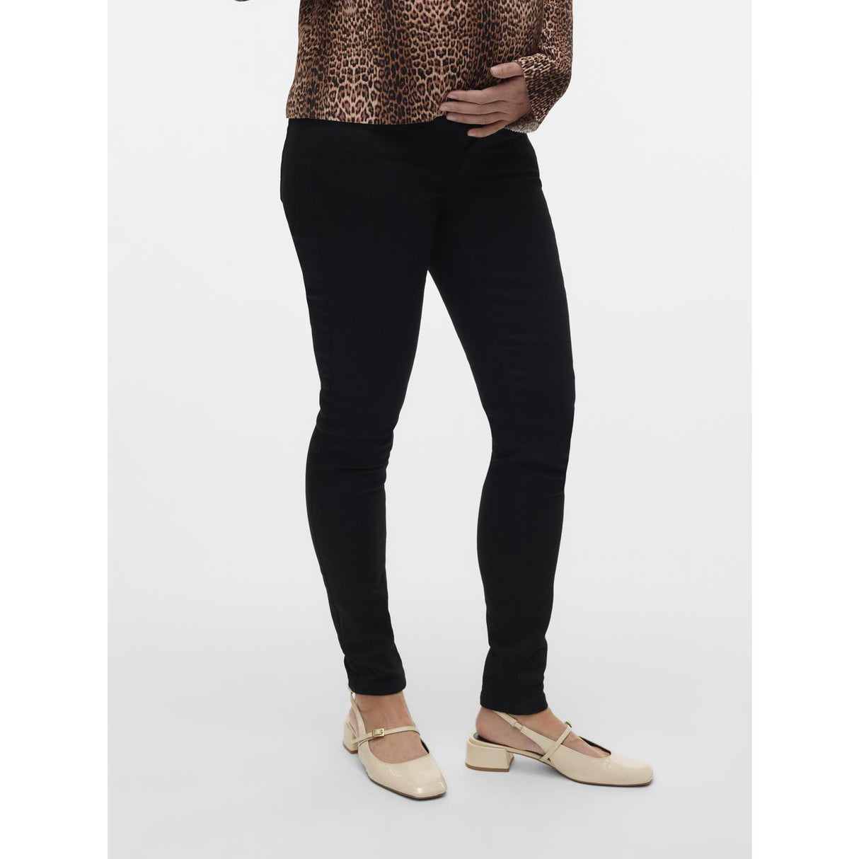 Vero Moda Maternity Black Vmmcara Skinny Vi1110 Jeans Noos
