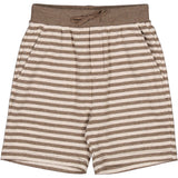 MarMar Modal Sweat Brown Stripe Melange Pelon S Shorts