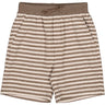 MarMar Modal Sweat Brown Stripe Melange Pelon S Shorts