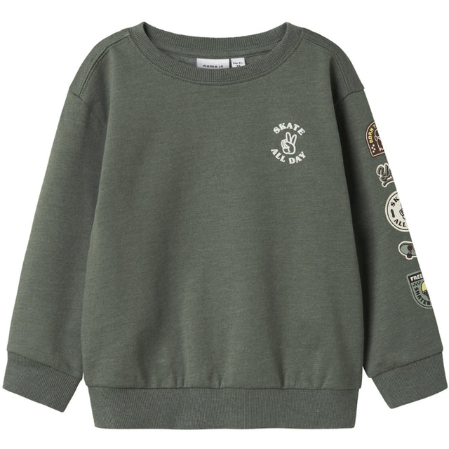 Name It Laurel Wreath Nmmolaf Ls Nreg Swe Bru Pb