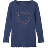 Name It Blue Indigo Nmfnimma Ls Slim Top Pb
