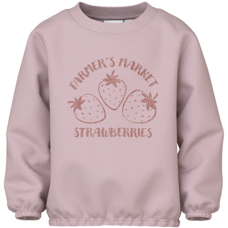 Name It Burnished Lilac Nmfviluba Ls Nreg Sweat Sæt Unb