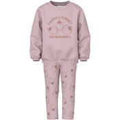 Name It Burnished Lilac Nmfviluba Ls Nreg Sweat Sæt Unb