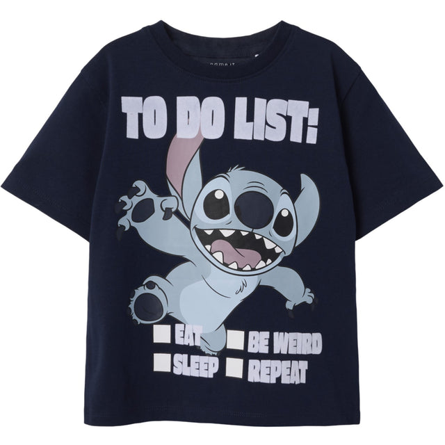 Name It Navy Blazer Nmmjudd Stitch Nreg Ss Top Wdi