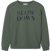 Name It Laurel Wreath Nkmnello Ls Nreg Swe Bru Pb