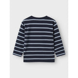 Name It Navy Blazer Dusty Blue Nmmjosue Spider Nreg Ss Top Mar