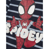 Name It Navy Blazer Dusty Blue Nmmjosue Spider Nreg Ss Top Mar