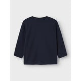 Name It Navy Blazer Nmmjuice Spider Nreg Ls Top Noos Mar