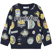 Name It Navy Blazer Nmmjazy Pokemon Nreg Sweat Unb Sky