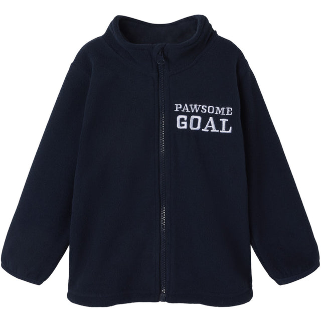 Name It Navy Blazer Nmmjohan Paw Fleece W Zip Cplg