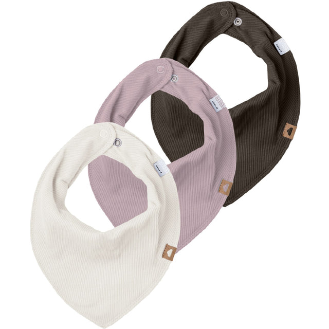 Name It Cloud Dancer Nbfyvettekoy 3P Tørklæde Hagesmæk Rib