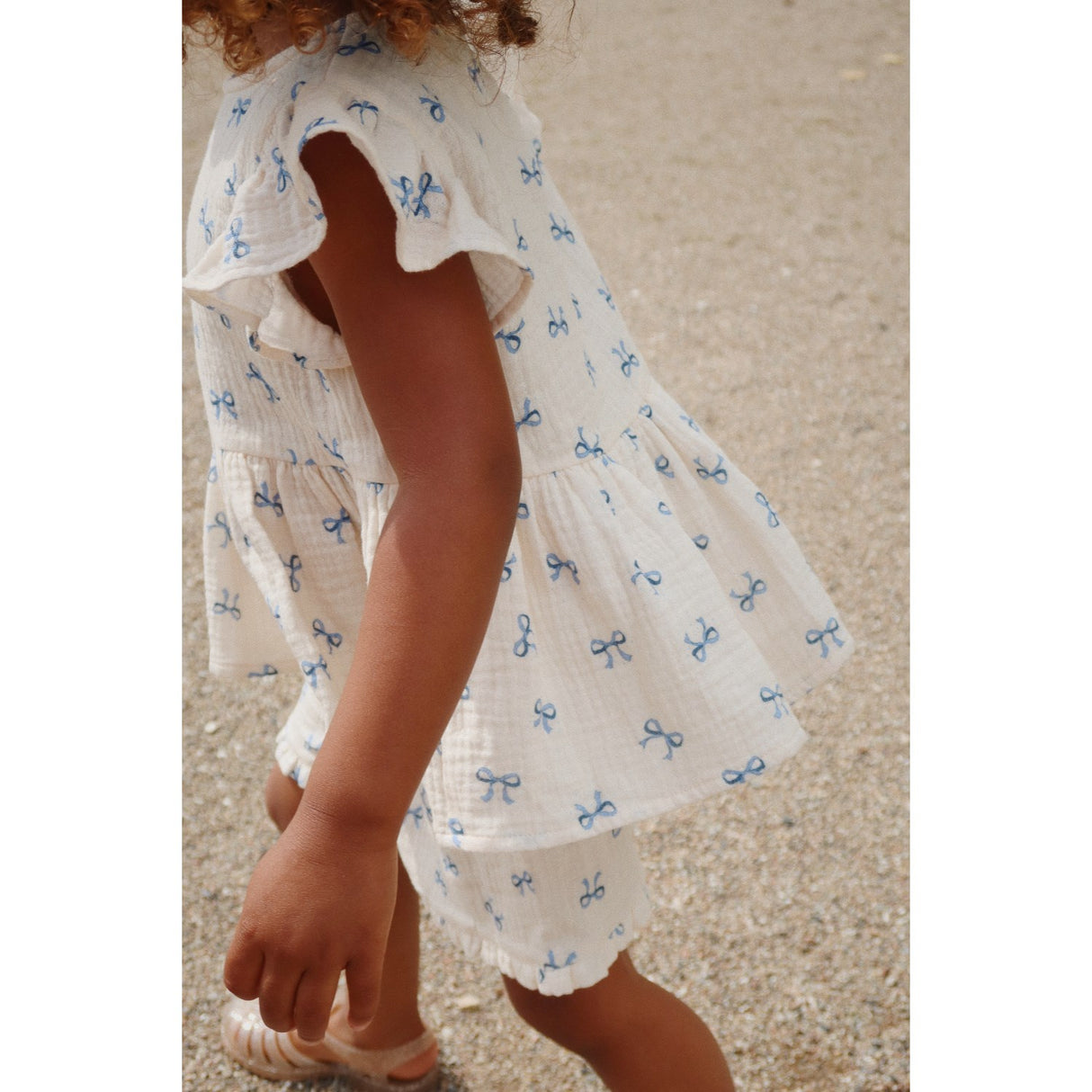 Konges Sløjd Sløjfe Bleu Coco Shorts GOTS