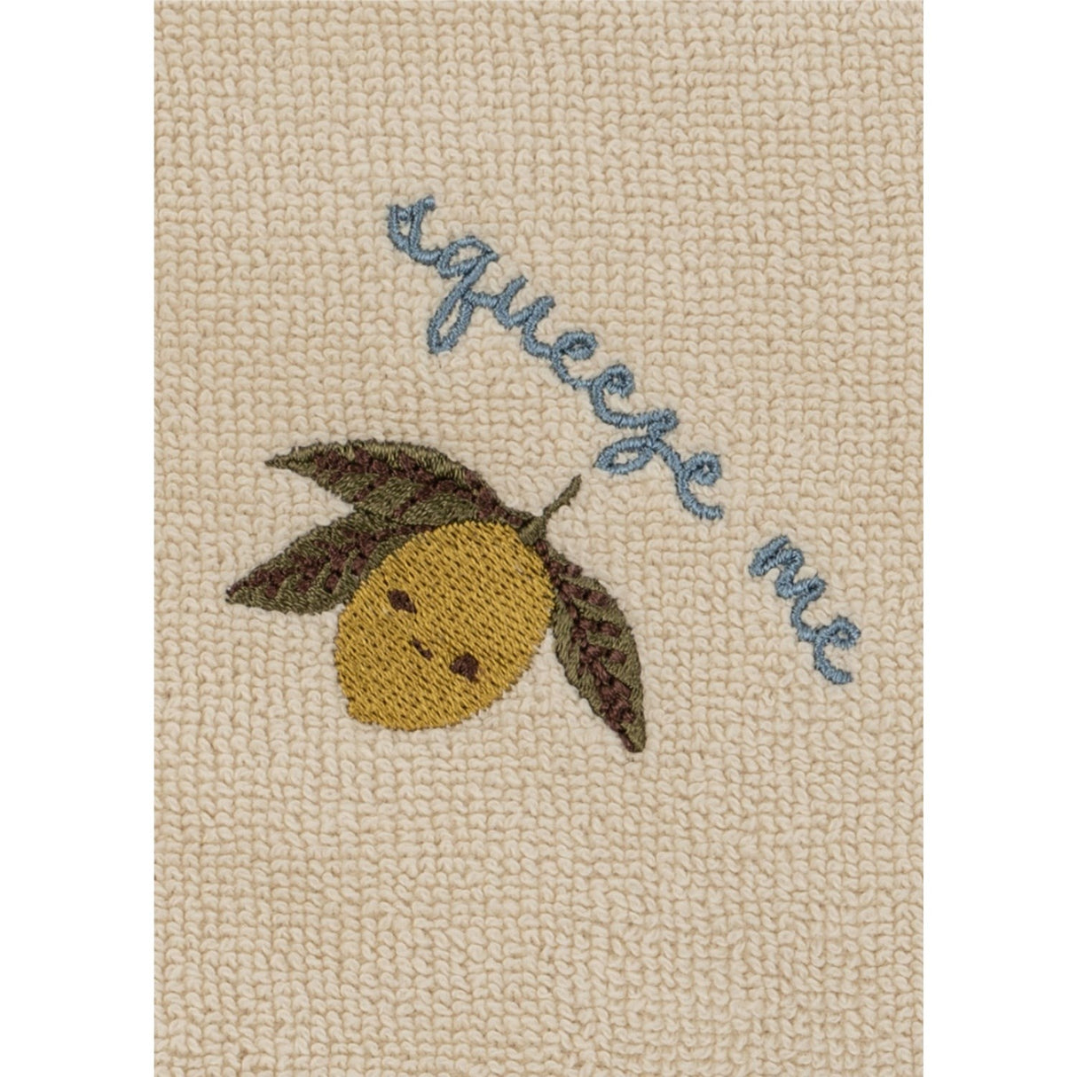 Konges Sløjd Lemon Terry Håndklæde Embroidery GOTS