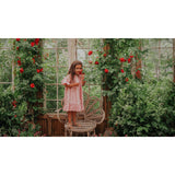 Fliink Cloud Dancer Pink Stripe Addie Kjole