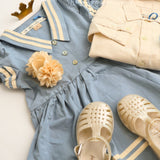 Konges Sløjd Ashley Blue Celebration Allie Sailor Kjole GOTS
