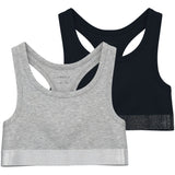 Name It Black Nkfshort Top 2P Noos