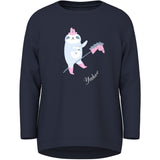 Name It Navy Blazer Yeehaw Nmfvix Ls Top