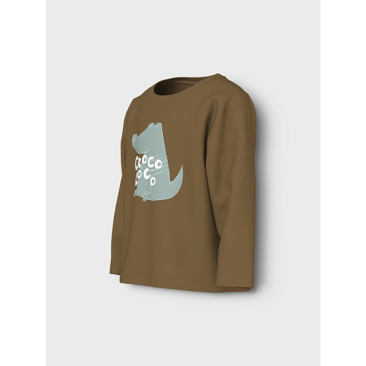 Name It Dull Gold Croco Loco Nmmvagno Ls Loose Top