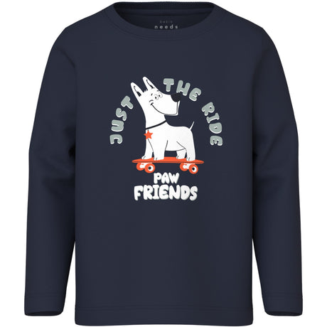 Name It Navy Blazer Skate Dog Nmmvux Ls Top