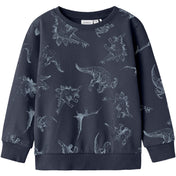 Name It Dark Sapphire Nmmvaron Ls Aop Swt Unb Noos