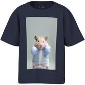 Name It Navy Blazer Boxing Hamster Nmmvoto Ss Nreg Top