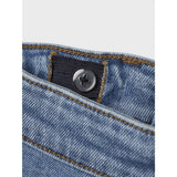 Name It Medium Blue Denim Bow Embroidery Nmfbella Mom Emb Jeans 1224-Sm Noos