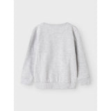 Name It Light Grey Melange Nmmkamden Ls Sweat Unb
