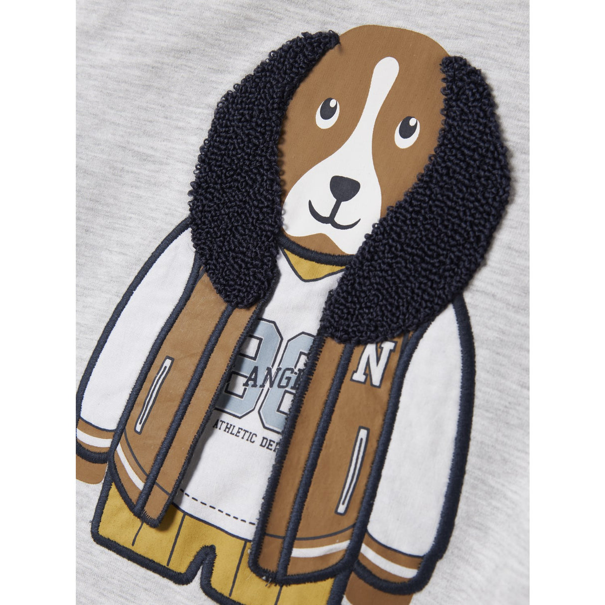 Name It Light Grey Melange Nmmkamden Ls Sweat Unb