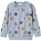 Name It Dusty Blue Nmmkeaton Ls Nreg Sweat Unb