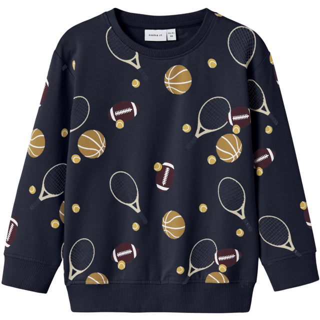 Name It Navy Blazer Nmmkeaton Ls Nreg Sweat Unb