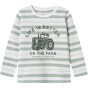 Name It Bright White Nmmlandon Ls Top