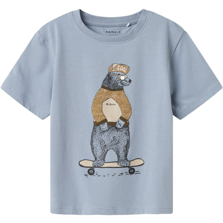 Name It Dusty Blue Nmmlinden Ss Nreg Top Box