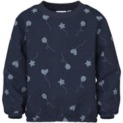 Name It Navy Blazer Glitter Balloons Nmfviluba Ls Nreg Sweat Unb