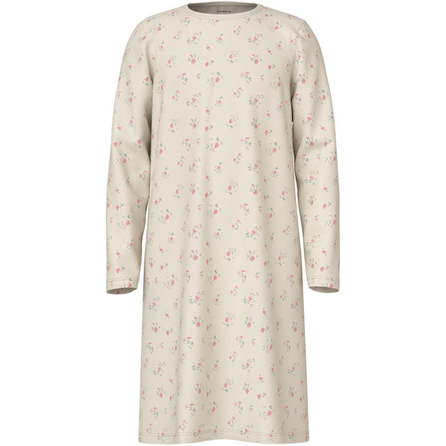 Name It Turtledove Nkfnightgown Flower Noos