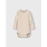 Name It Summer Sand Nbfbody 3P Ls Heart Noos