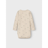 Name It Summer Sand Nbfbody 3P Ls Heart Noos