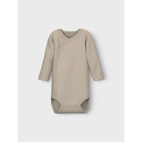 Name It Pure Cashmere Nbnbody 2P Ls Slå-om Solid Noos