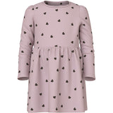 Name It Burnished Lilac Nmfkheart Ls Kjole