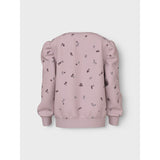 Name It Burnished Lilac Nmflower Ls Sweat Bru