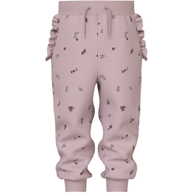 Name It Burnished Lilac Nmflower Sweat Bukser Bru