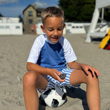 Petit Crabe Vertical Stripes Alex Badeshorts