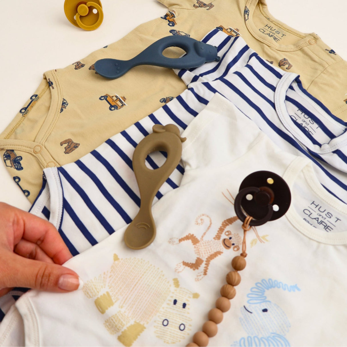 Hust & Claire Pale Khaki Bertram Body 3-pak