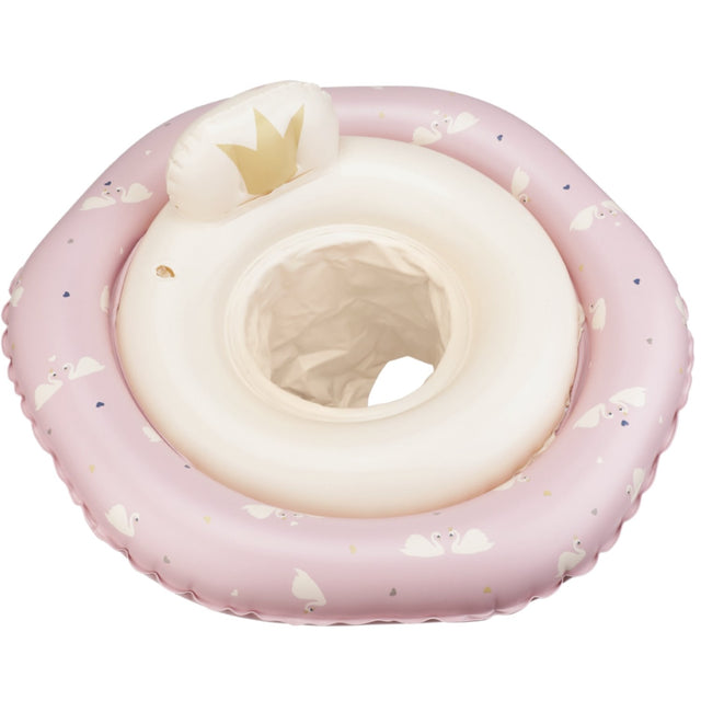 Vanilla COPENHAGEN Milk/English Rose Swan Baby Float - Swan