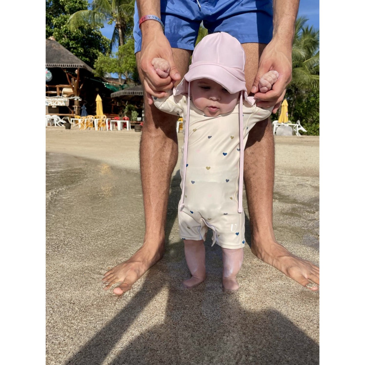 Vanilla COPENHAGEN Milk Hearts UV Baby Badeheldragt